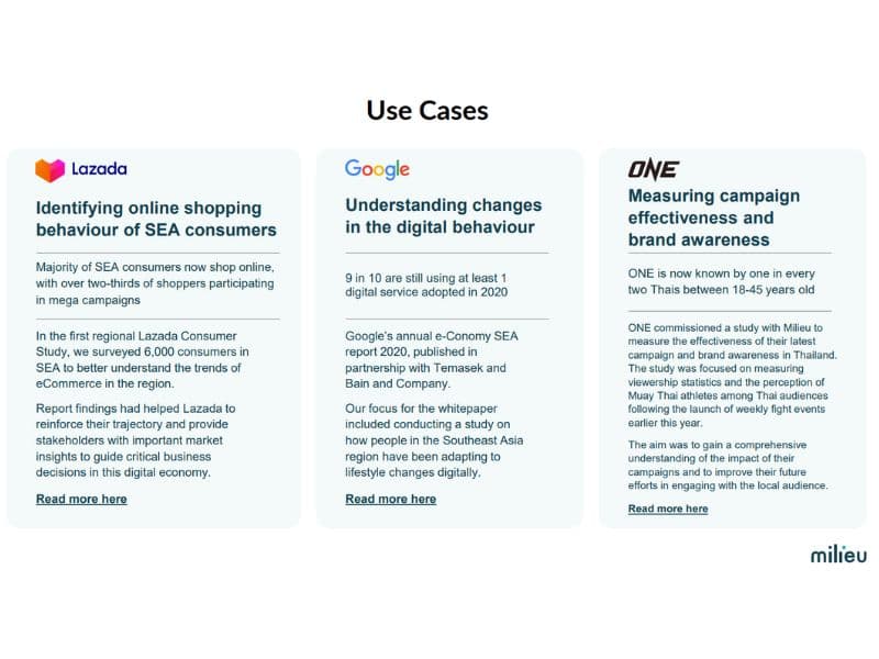 Use Cases Examples